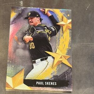 Topps Card with Black and Gold Accents